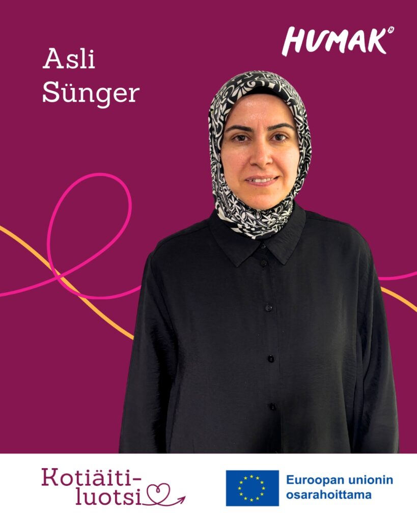 Kuvassa Asli Sünger.